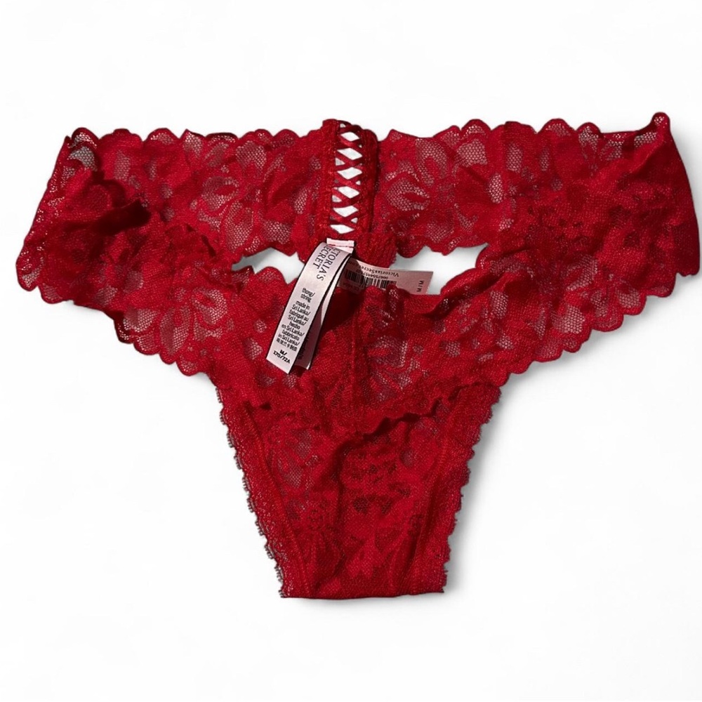 2010’s Victoria's Secret Red Lace Thong